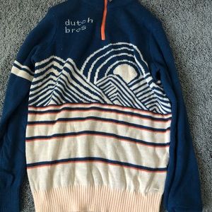 dutch bros men’s ski sweater